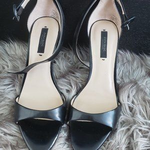 Zara leather strappy heels